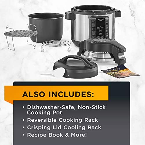 Crock-Pot Express Crisp 8 Quart 10-in-1 Pressure Cooker Plus C620
