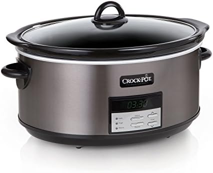 Crock-Pot 8 Quart Programmable Slow Cooker with Auto Warm Reserve C653