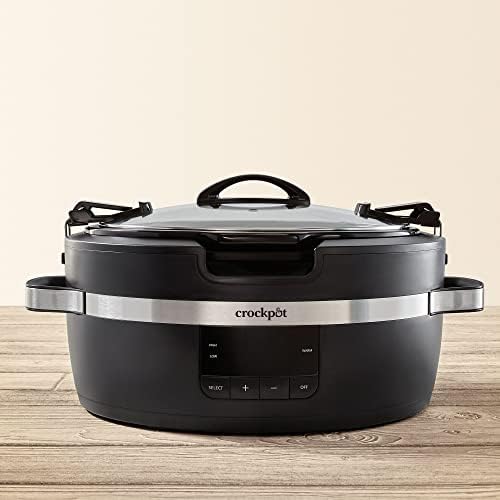 Crock-Pot Thermoshield 6 Quart Slow Cooker with Carry Handles Signature C646