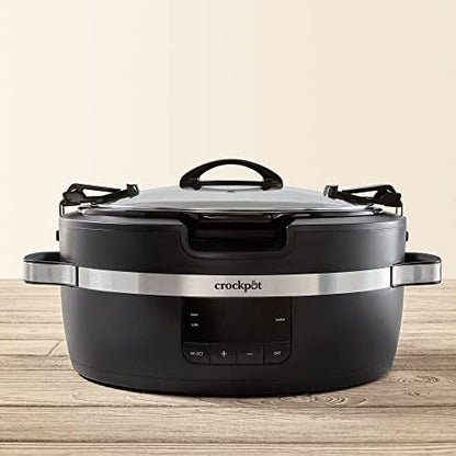 Crock-Pot Thermoshield 6 Quart Slow Cooker with Carry Handles Signature C646