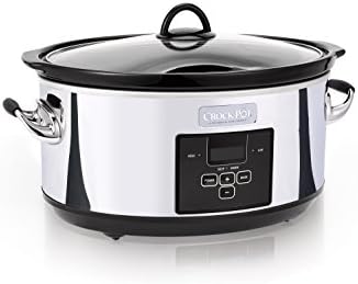Crock-Pot 7 Quart Programmable Slow Cooker – Polished Platinum Classic C610