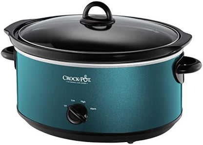 Crock-Pot 7 Quart Manual Slow Cooker – Turquoise Reserve C661