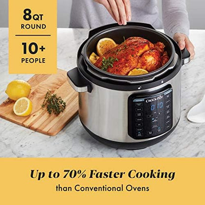 Crock-Pot 8 Quart Express Crock Multi-Use Pressure Cooker Choice C673
