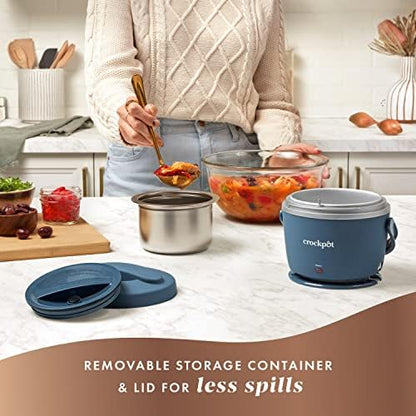 Crock-Pot Electric Lunch Box Food Warmer 20oz – Faded Blue Classic C649