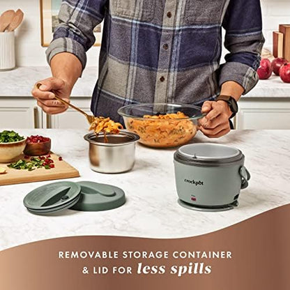 Crock-Pot Portable Electric Lunch Box Food Warmer – Green Original C632