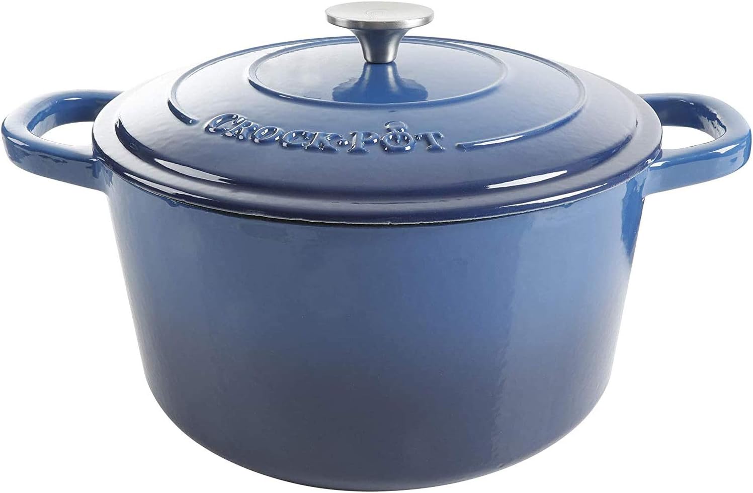 Crock-Pot 3 Quart Enameled Cast Iron Dutch Oven – Aqua