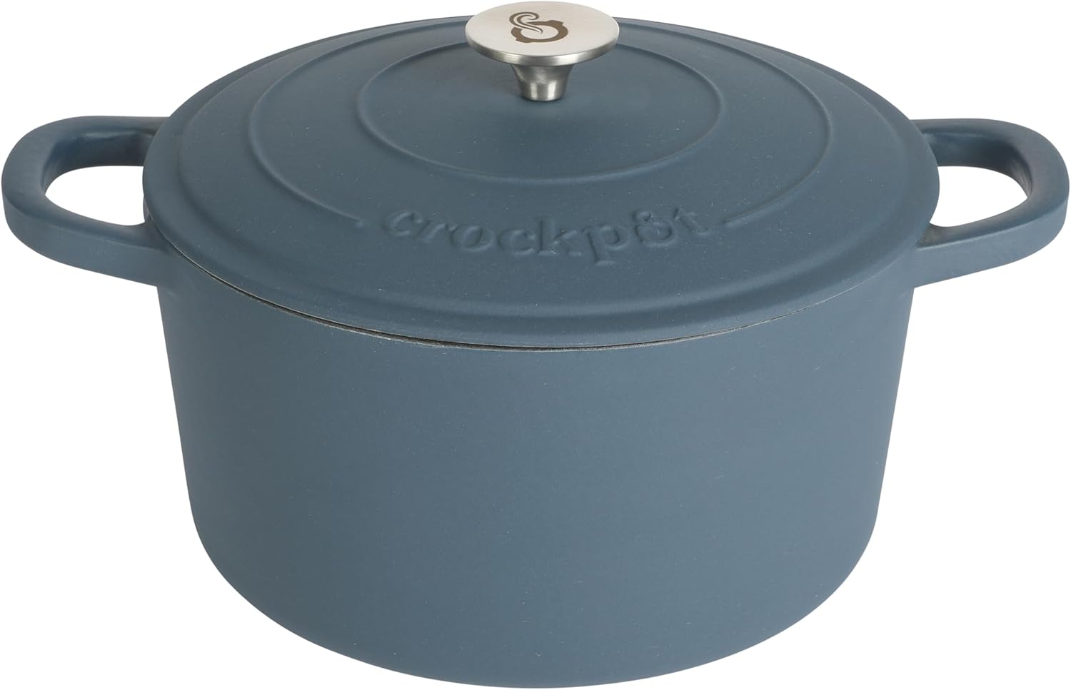 Crock-Pot 3 Quart Enameled Cast Iron Dutch Oven – Aqua Select C688