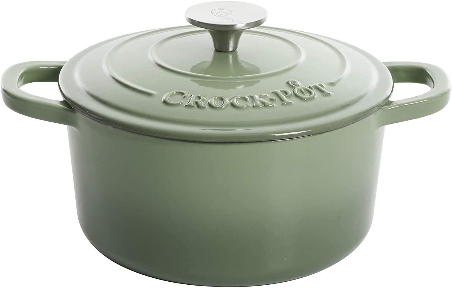 Crock-Pot 3 Quart Enameled Cast Iron Dutch Oven – Aqua Select C688